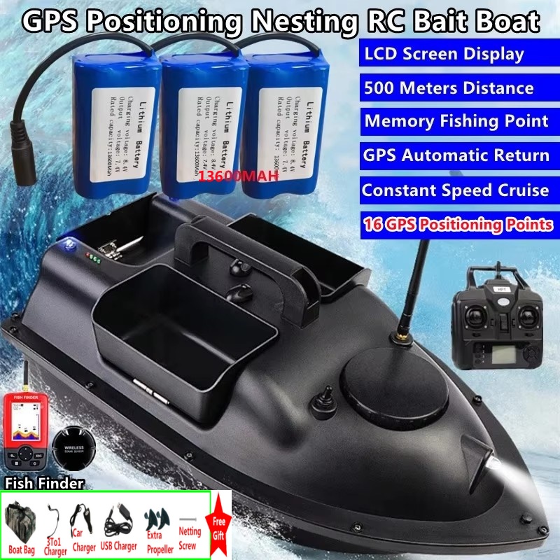 Радиоуправляемый прикормочный  – обзор и цена Fishing Boat Gps
