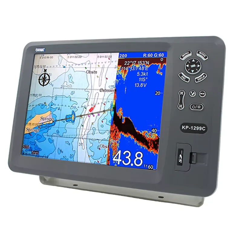 GPS-плоттер с картой, 12-дюймо – обзор и цена Fishing Boat Gps